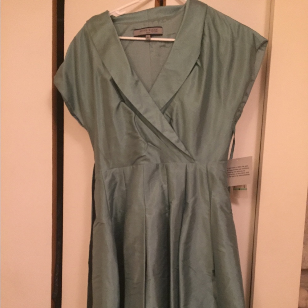 Mint green dress